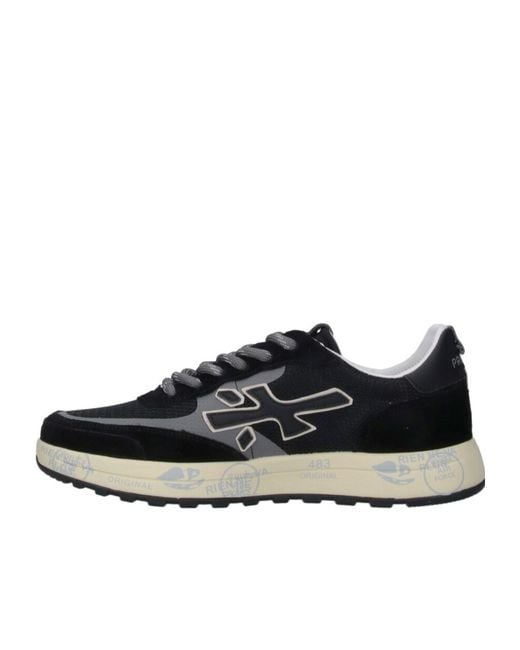 Premiata Black Nous Sneaker for men
