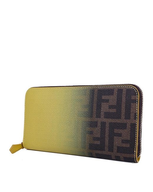Fendi Multicolor Gradient 'Crayons' Wallet