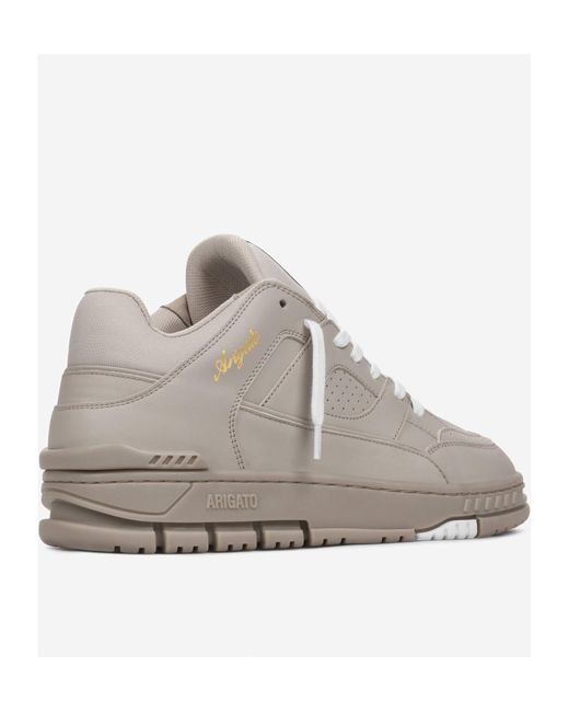 Axel Arigato Gray Area Leather Sneakers