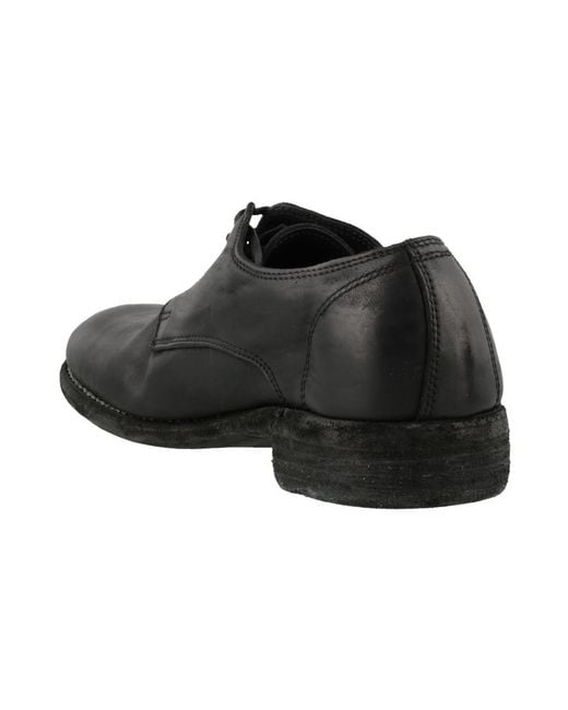 Guidi Black 992X Lace-Up Business Shoes for men