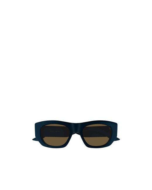 McQueen White Eyewear Rectangle Frame Sunglasses for men
