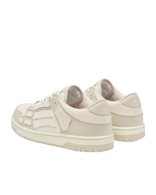 Amiri White Skel Low-Top Sneakers