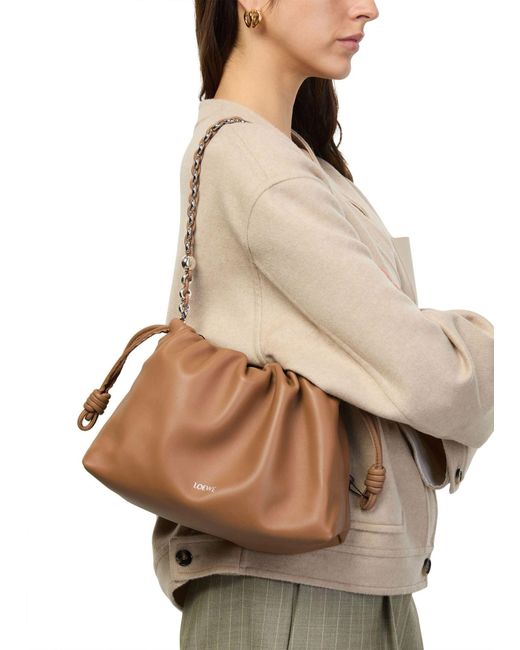 Loewe Brown Medium Flamenco Bag