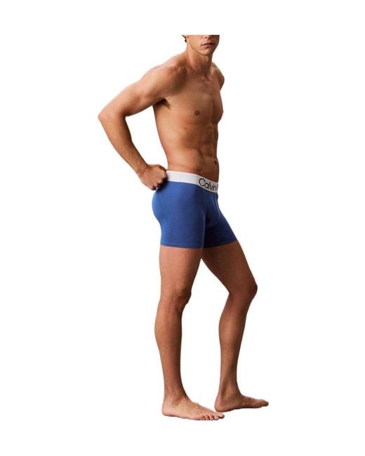 Calvin Klein Blue Solid Color Single Boxer for men