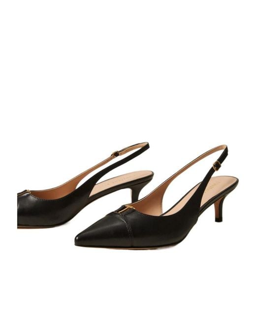 Twinset Multicolor Pointed Toe Slingback Pumps
