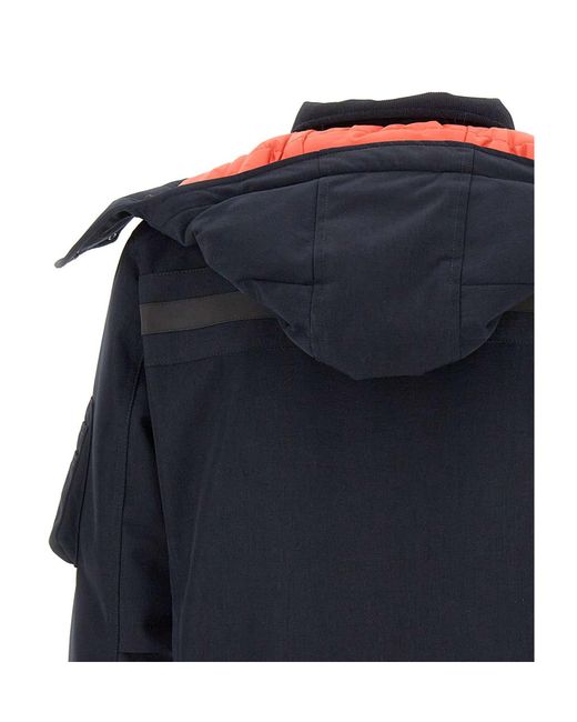 Fay Blue Long-Sleeved Duffle Coat for men