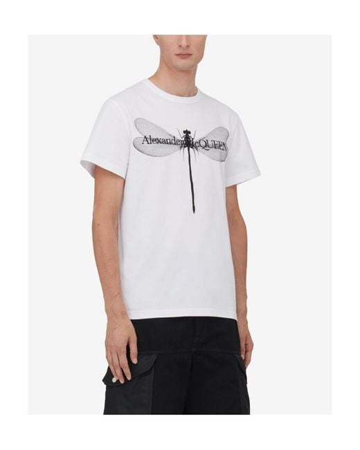 Alexander McQueen Logo graffiti-print t-shirt | Black | FARFETCH