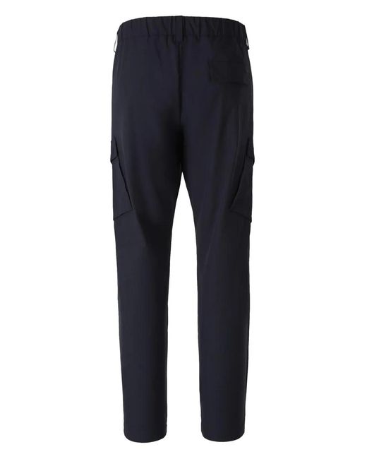 Herno Blue Straight-Leg Trousers for men