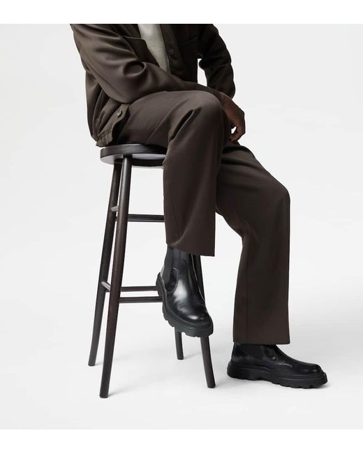 Tod's Black Chelsea Boots for men
