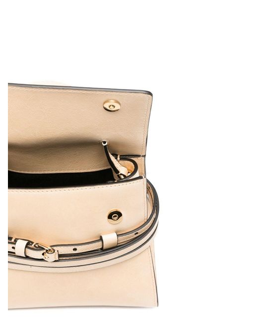 Moschino Natural Logo Shoulder Bag