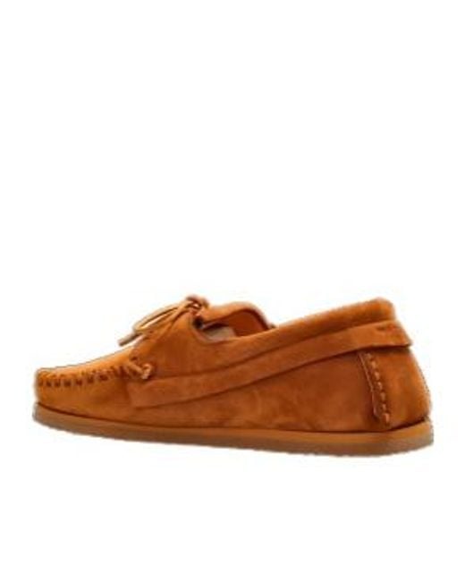Isabel Marant Brown Strapped Loafers for men