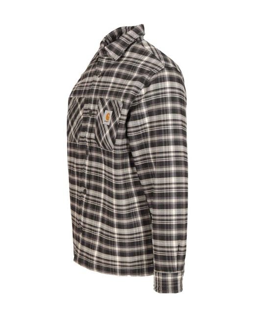 Carhartt Gray Cronyn Shirt Jacket Jackets Multicolor for men