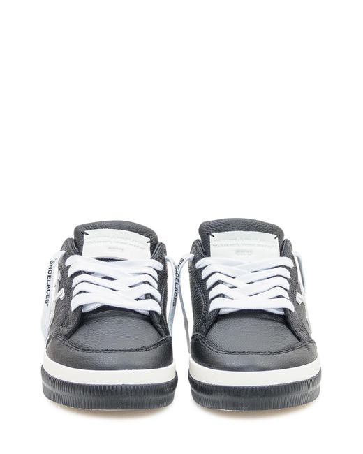 Off-White c/o Virgil Abloh Blue Arrows Round Toe Lace-Up Sneakers