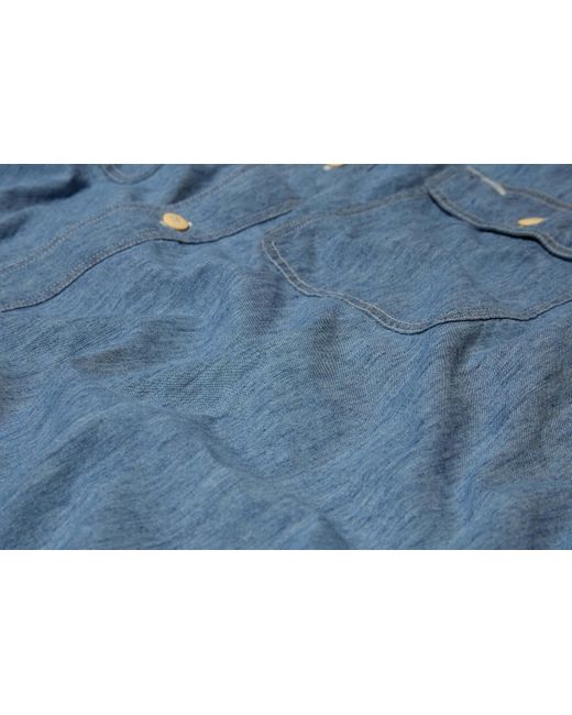 Visvim Blue Long Sleeve Shirt for men