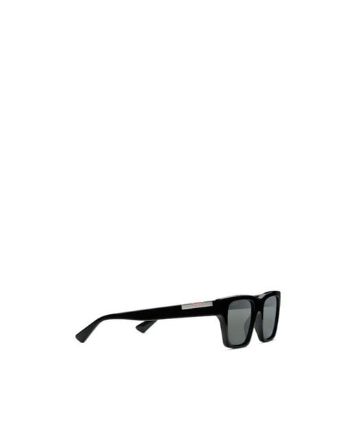 Gucci Black Rectangular Frame Sunglasses for men