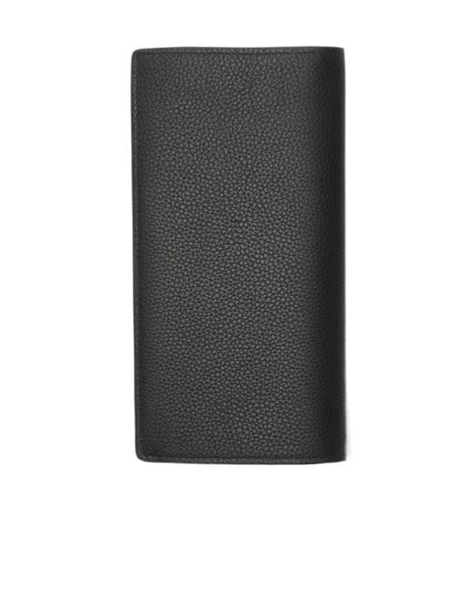 Burberry Gray Ekd Patch Checked Bi-Fold Wallet for men