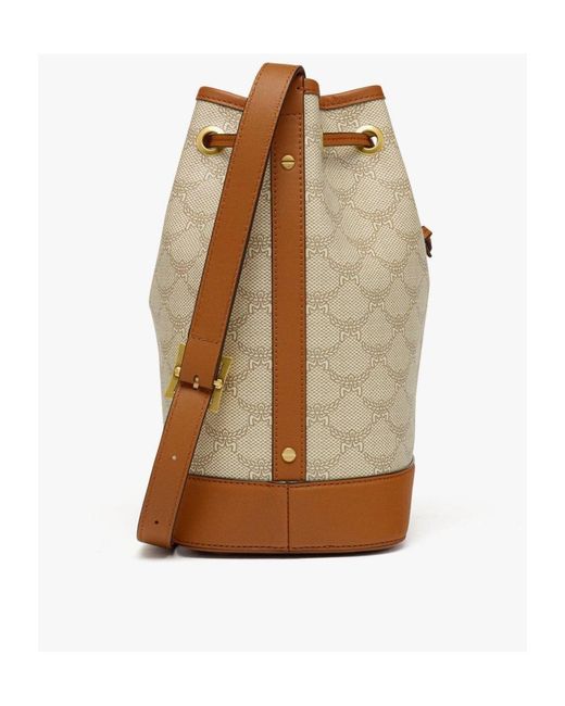 MCM Natural Adjustable Shoulder Strap Shoulder Bag
