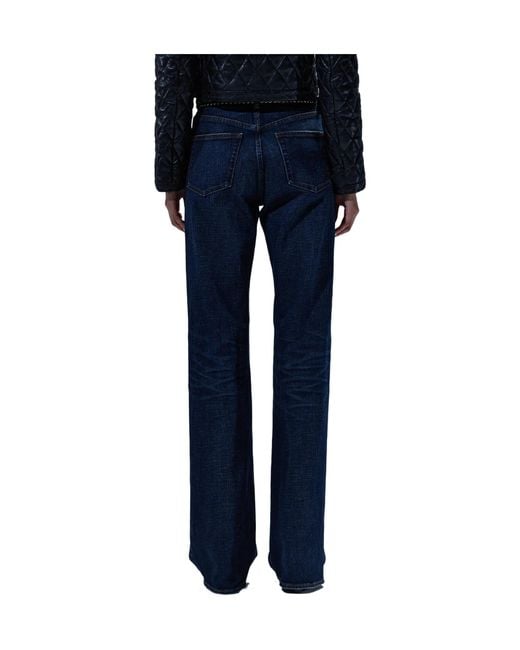 R13 Blue High-Rise Loose Jeans