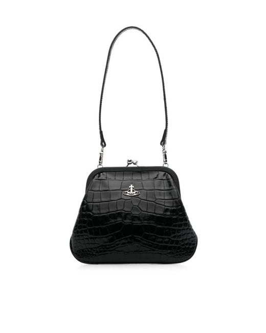 Vivienne Westwood Black Vivienne's Clutch Bag