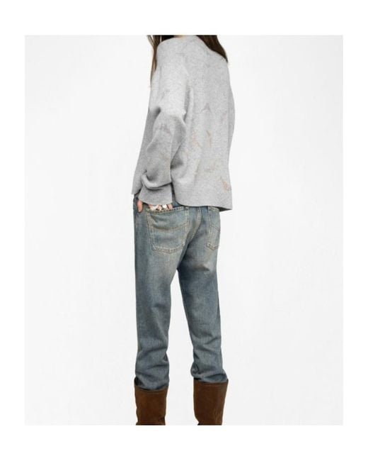 Zadig & Voltaire Gray Markuz Jumper