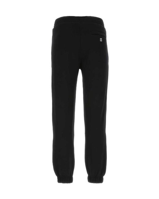 Givenchy Black Logo Printed Joggers for men