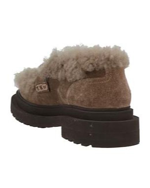 Brunello Cucinelli Brown Roundtoe Loafers