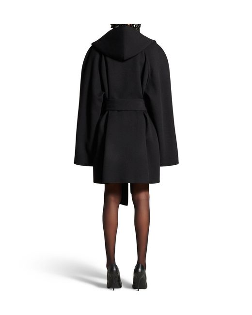 Balenciaga Black Felted Jacket