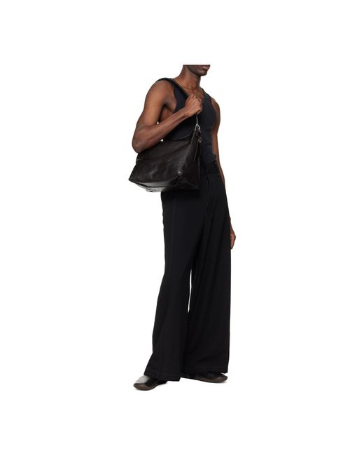 Lemaire White D-Ring Hobo Belted Small Bag