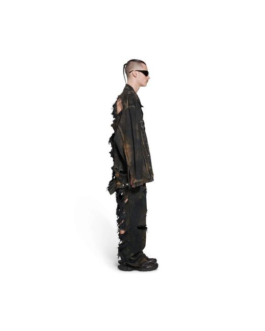 Balenciaga Black Giacca Oversize for men