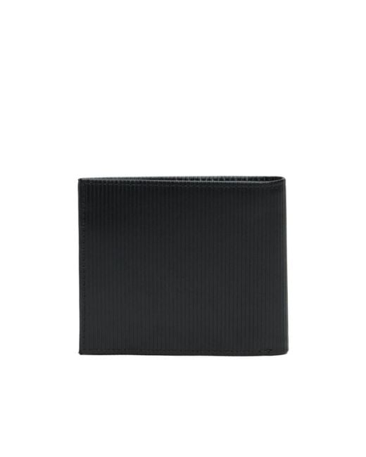 Tommy Hilfiger Black Ribbed Wallet for men