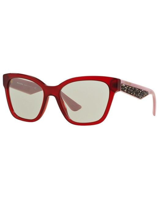 Miu Miu Multicolor Logo Sunglasses