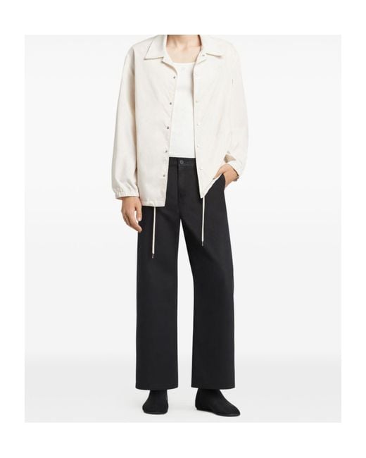 Courreges White Buttoned Shirt Jacket for men