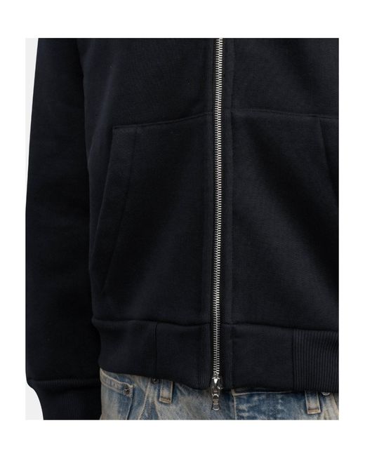 sunflower Black Zippered Hooded Cardigan for men