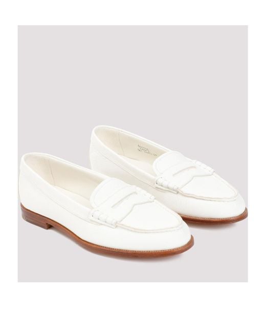 Church's White Slip-On Loafers