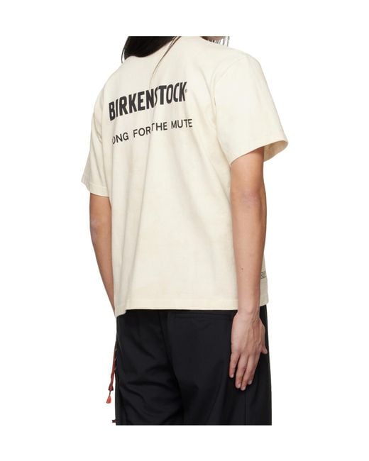 Song For The Mute White 'The Artist' Aged T-Shirt for men