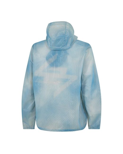 Represent Blue Hooded Casual Jacket for men
