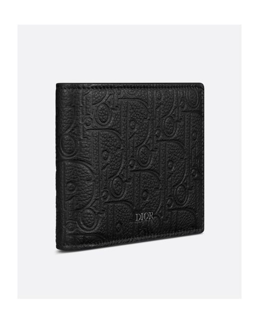 Dior Black Vertical Bifold Wallet for men
