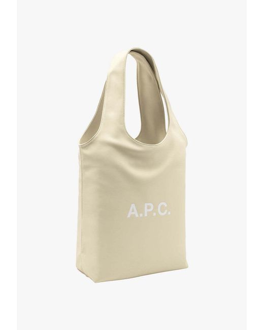 A.P.C. Natural Ninon Small Top Handle Bag for men