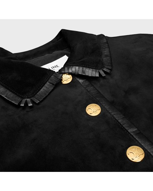 Céline Black Straight Blouson Jacket
