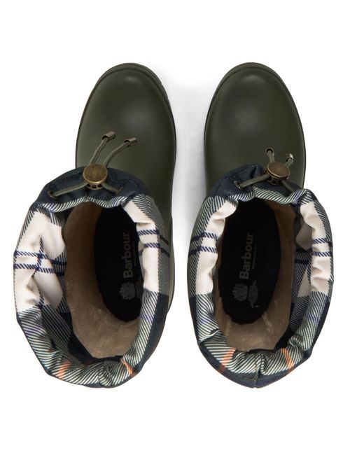 Barbour Green Mowbray Mid Mid-Height Waterproof Wellies