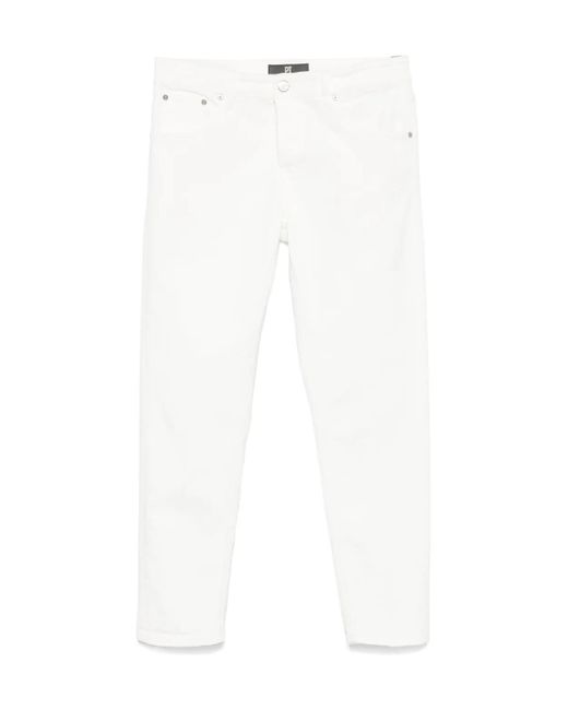 Pt Pantaloni White Pt Torino Tapered Fit Jeans for men