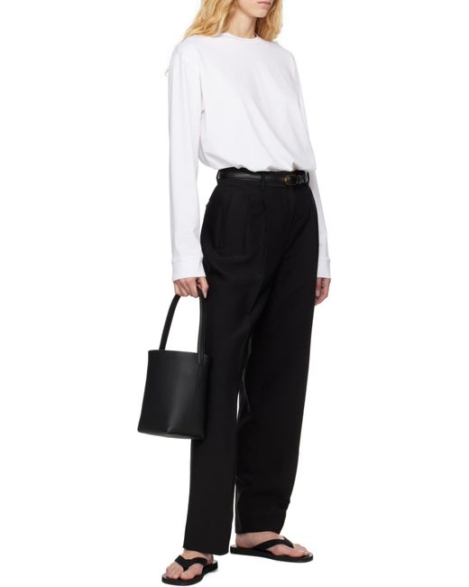 The Row Black Small N/S Park Tote Bag
