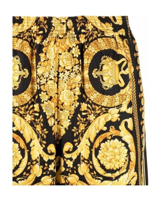 Versace Yellow Casual Shorts for men
