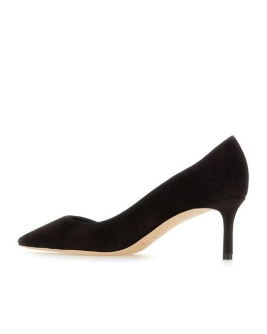 Jimmy Choo Black Romy 60 Pointed-Toe Pumps