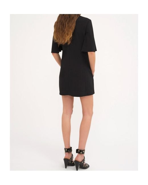 Chloé Black Short Cape Dress