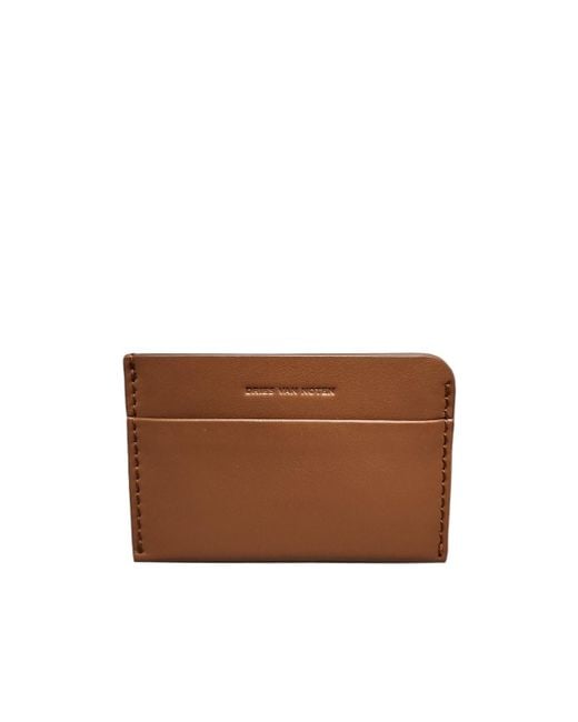 Dries Van Noten Brown Letter Detail Clip for men