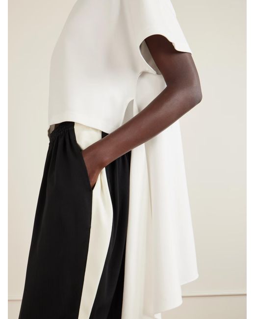 Alaïa Black Alaïa Straight Cady Pants