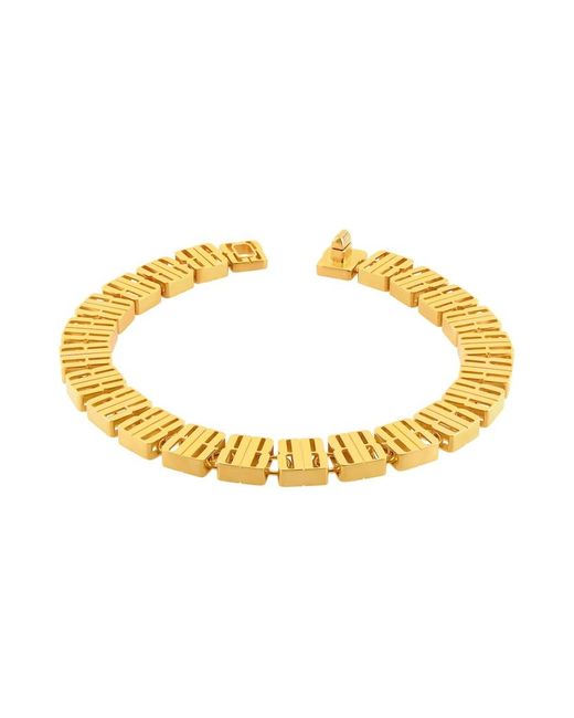 Balenciaga Metallic Nano Link Necklace