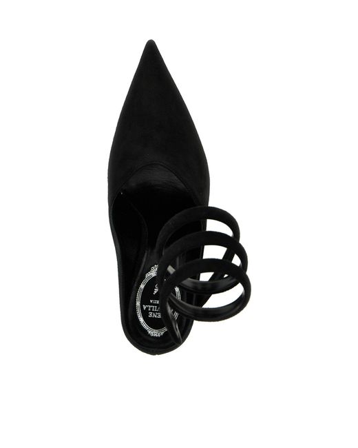 Rene Caovilla Black René Caovilla Grace Pointed Toe Mules