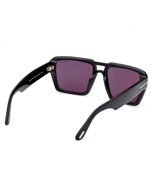 Tom Ford Purple Logo Sunglasses for men